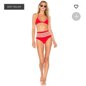 Tularosa swim suit top and bottom.